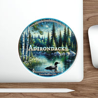 Adirondacks Night Loon Die-Cut Sticker