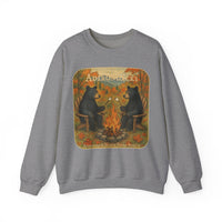Adirondack Chairs Marshmallow Roasting Bears Unisex Heavy Blend Crewneck Sweatshirt
