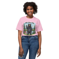 ADK Vibes Only Black Bear HD Cotton Unisex T-Shirt