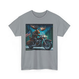 Moose Motorcycle Adirondacks USA Unisex 100% Cotton Tee