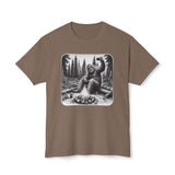 Bigfoot Selfie Unisex HD Cotton T-shirt