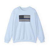 Stand For Blue Unisex Heavy Blend Crewneck Sweatshirt