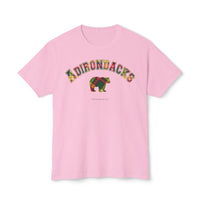 Adirondacks Black Bear Yellow Tartan Plaid HD Cotton T-Shirt