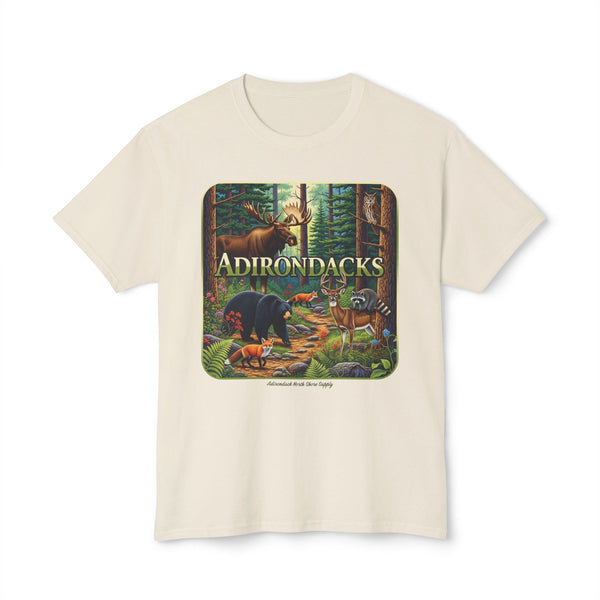 Adirondack Animals Adult HD Cotton T-Shirt