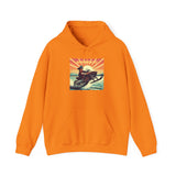 Lady Rider Snowmobile the Adirondacks Unisex Heavy Blend Hoodie