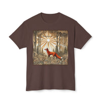 Fox in the Morning Forest HD Cotton T-shirt