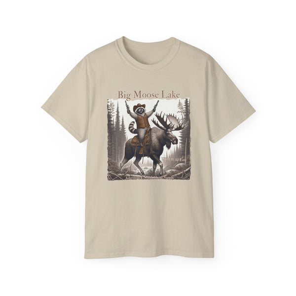 Big Moose Lake Wild Wild East Unisex 100% Ultra Cotton T-Shirt