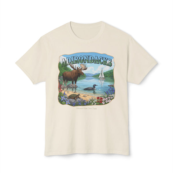 Adirondacks Walter the Moose Lakeside HD Cotton T-Shirt