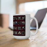 Adirondacks Quilt Squares Ceramic Mug (11oz or 15oz)