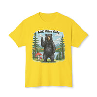 ADK Vibes Only Black Bear HD Cotton Unisex T-Shirt