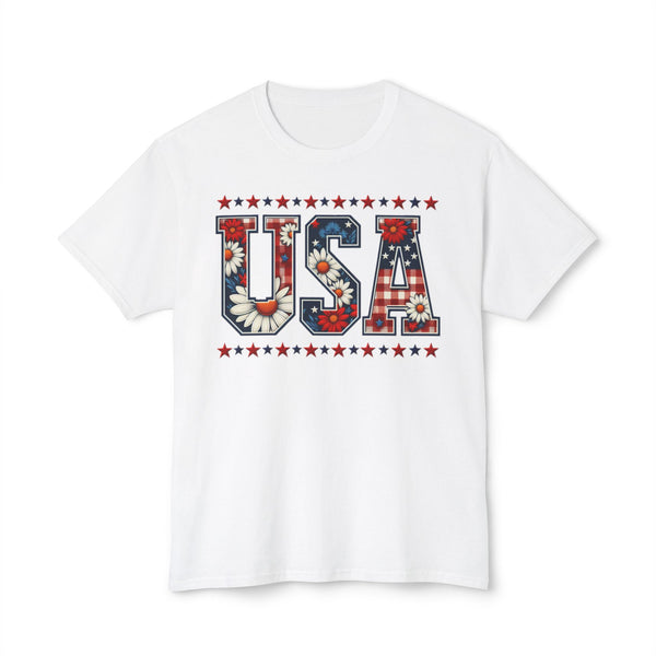 USA Daisies HD Cotton T-Shirt