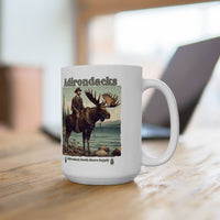 Teddy Roosevelt Adirondacks Moose Ceramic Mug (11oz or 15oz)