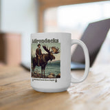 Teddy Roosevelt Adirondacks Moose Ceramic Mug (11oz or 15oz)