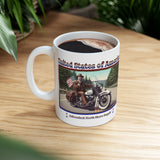 United States of America Teddy Roosevelt Motorcycle Ceramic Mug (11oz or 15oz)