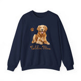 Golden Mom Golden Retriever Unisex Heavy Blend Crewneck Sweatshirt