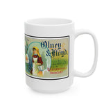 Olney & Floyd Butterfly Brand Sugar Corn Label Ceramic Mug (15oz)