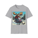 I Survived Trail 5 Old Forge, NY Moose Unisex Softstyle T-Shirt