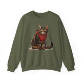 Mr. Willie Cat Unisex Heavy Blend Crewneck Sweatshirt