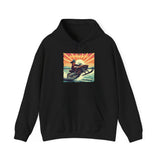 Lady Rider Snowmobile the Adirondacks Unisex Heavy Blend Hoodie