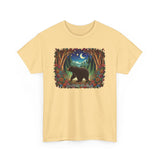 Boho Black Bear Forest Unisex 100% Cotton Tee