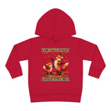 Sweet Fall Foxes Toddler Pullover Fleece Unisex Hoodie