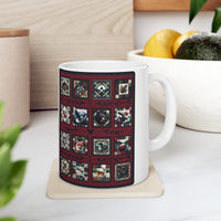 Adirondacks Quilt Squares Ceramic Mug (11oz or 15oz)