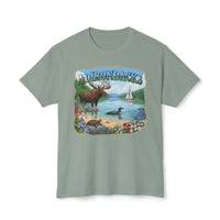 Adirondacks Walter the Moose Lakeside HD Cotton T-Shirt