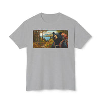 Adirondacks Woods Waters Wild Peaks Black Bear HD Cotton T-Shirt