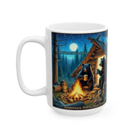 Adirondack Bears After Dark Ceramic Mug (15oz)