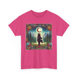 Dancing Boho Black Bear Unisex 100% Cotton Tee