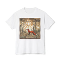 Fox in the Morning Forest HD Cotton T-shirt