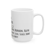 Dad Custom Ceramic Mug (15oz)