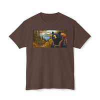 Adirondacks Woods Waters Wild Peaks Black Bear HD Cotton T-Shirt