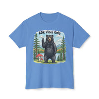 ADK Vibes Only Black Bear HD Cotton Unisex T-Shirt