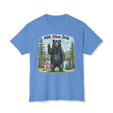 ADK Vibes Only Black Bear HD Cotton Unisex T-Shirt