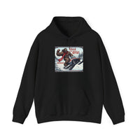 Sasquatch Wheelies - Sled the Wild Unisex Hoodie