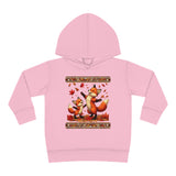 Sweet Fall Foxes Toddler Pullover Fleece Unisex Hoodie