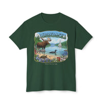 Adirondacks Walter the Moose Lakeside HD Cotton T-Shirt
