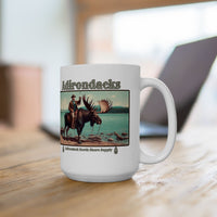 Teddy Roosevelt Adirondacks Moose Coffee Ceramic Mug (11oz or 15oz)