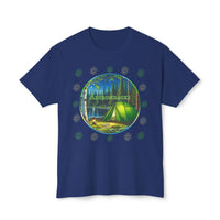 Adirondacks Camping Luna Moth HD Cotton T-Shirt