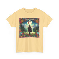 Dancing Boho Black Bear Unisex 100% Cotton Tee