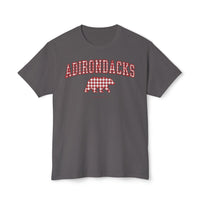 Adirondacks Black Bear Red Gingham HD Cotton T-Shirt