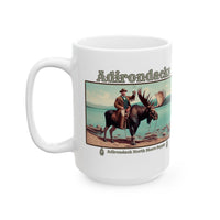 Teddy Roosevelt Adirondacks Moose Coffee Ceramic Mug (11oz or 15oz)