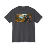 Adirondacks Woods Waters Wild Peaks Black Bear HD Cotton T-Shirt