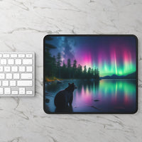 Black Bear Northern Lights Gaming Mouse Pad