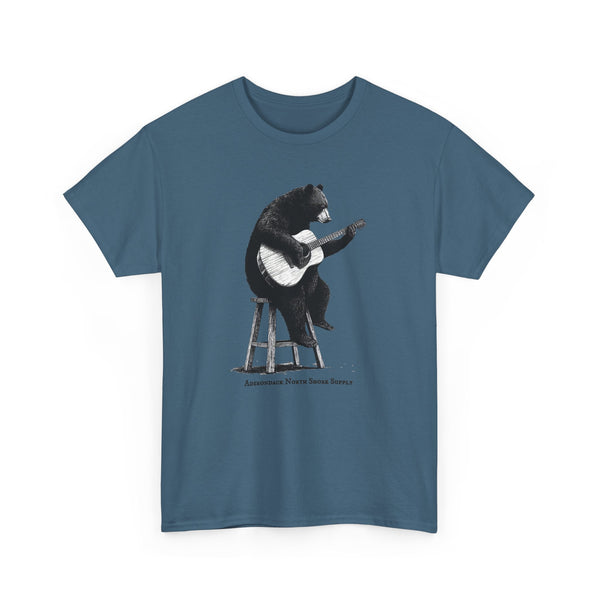 Black Bear Guitar Unisex 100% Cotton Tee