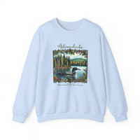 Adirondacks Fall Loon Unisex Heavy Blend Crewneck Sweatshirt