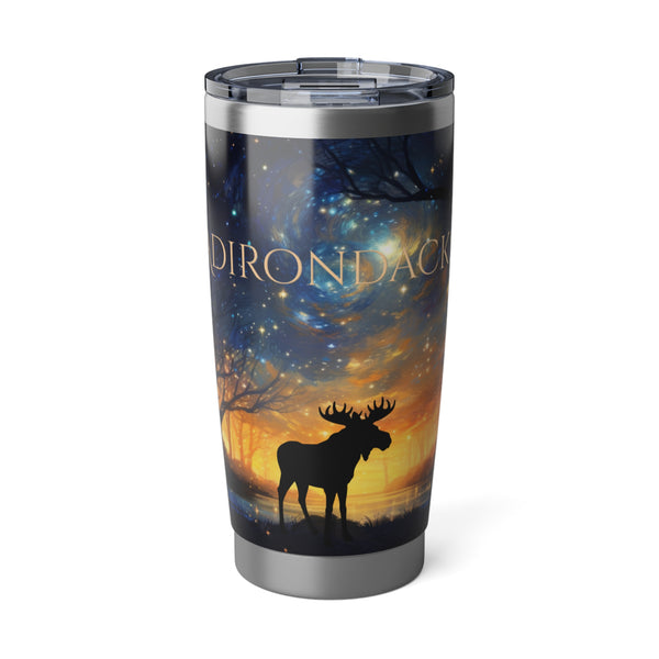Adirondacks Forest Moose 20oz Double-Wall Insulated Stainless Steel Hot or Cold Tumbler
