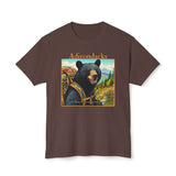 Embrace The Wild Black Bear Unisex HD Cotton T-shirt