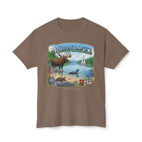 Adirondacks Walter the Moose Lakeside HD Cotton T-Shirt